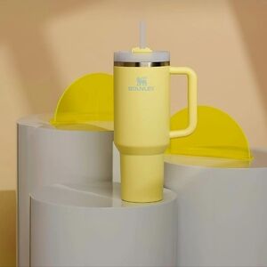 Stanley Lemon Yellow Tumbler with Handle
